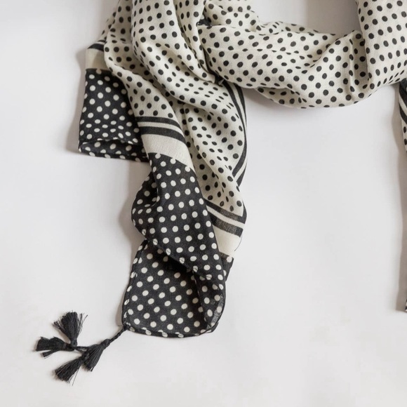 Light Weight Polka Dot Scarf - Picture 3 of 7